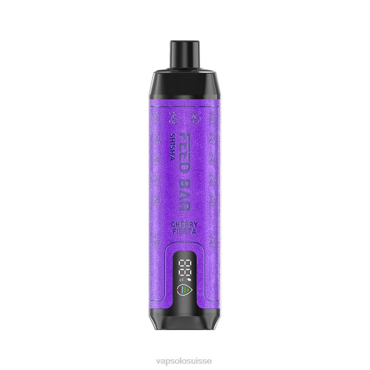 VapSolo Nicotine - fête des cerises VapSolo SHISHA vape jetable D6425