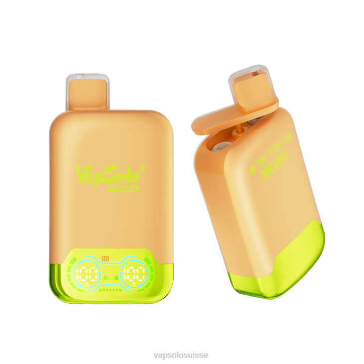 VapSolo Suisse - glace citron vert & pastèque VapSolo TWINS vape jetable D64229