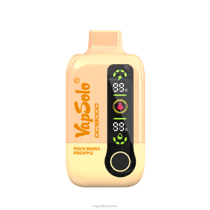 VapSolo Pods - pêche mangue ananas VapSolo DG18000 vape jetable D64253