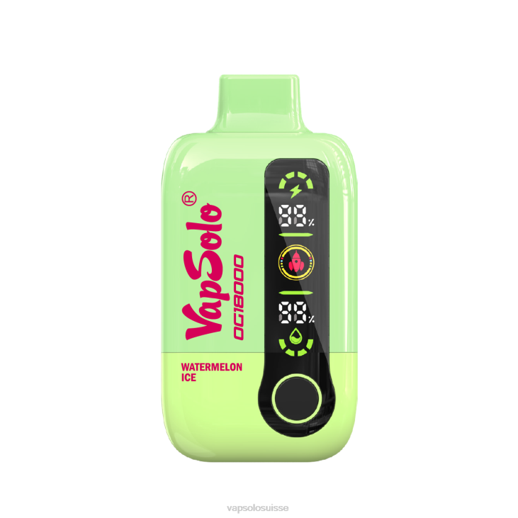 VapSolo Puff - glace à la pastèque VapSolo DG18000 vape jetable D64258