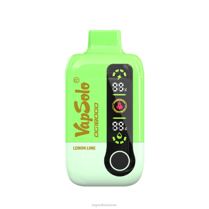 VapSolo Suisse - citron vert VapSolo DG18000 vape jetable D64250