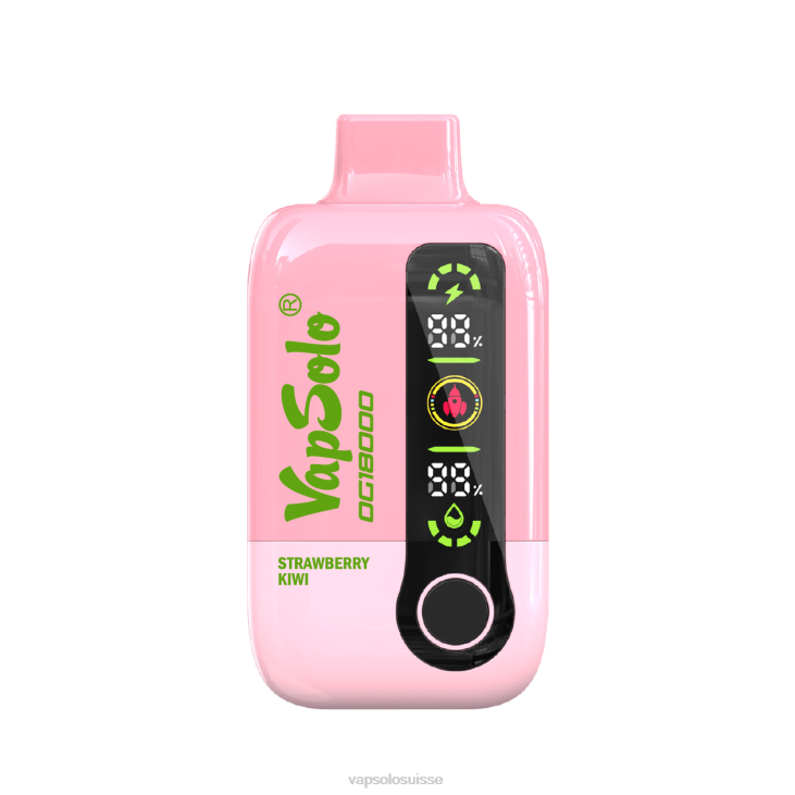 VapSolo Suisse - fraise-kiwi VapSolo DG18000 vape jetable D64257