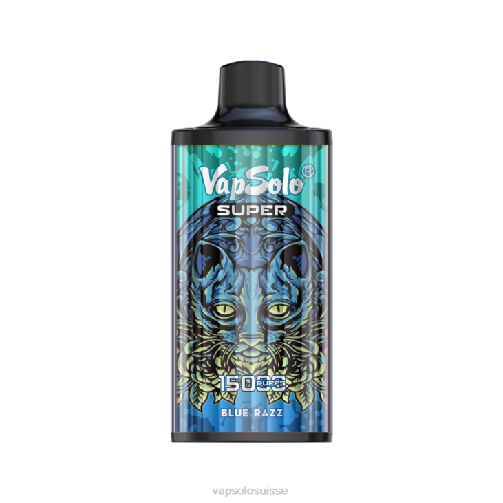 Puff VapSolo - bleu VapSolo SUPER vape jetable D64214