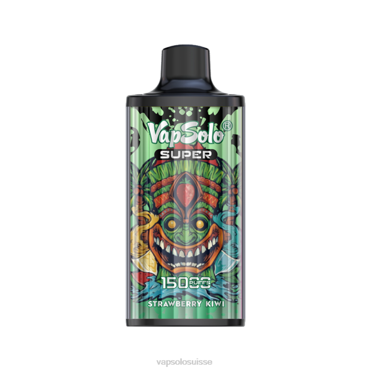 VapSolo Puff - fraise-kiwi VapSolo SUPER vape jetable D64223