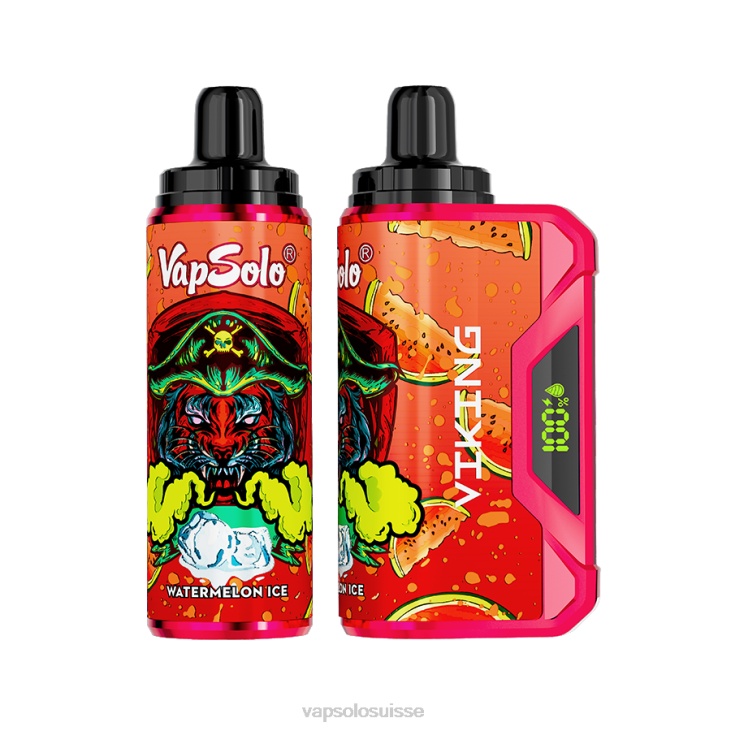VapSolo Prix - glace à la pastèque VapSolo VIKING vape jetable D64248